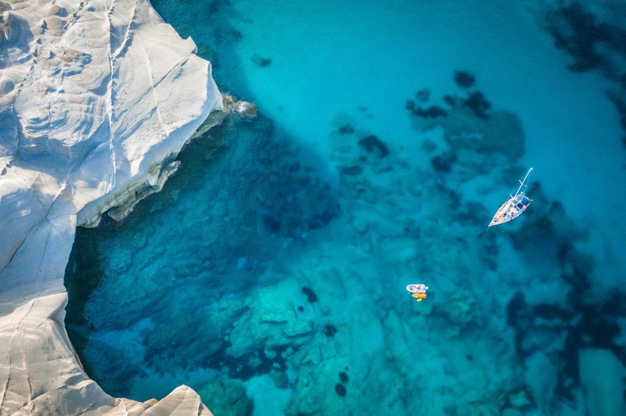 Agia Kiriaki Beach  Psaravolada Hotel Milos المظهر الخارجي الصورة