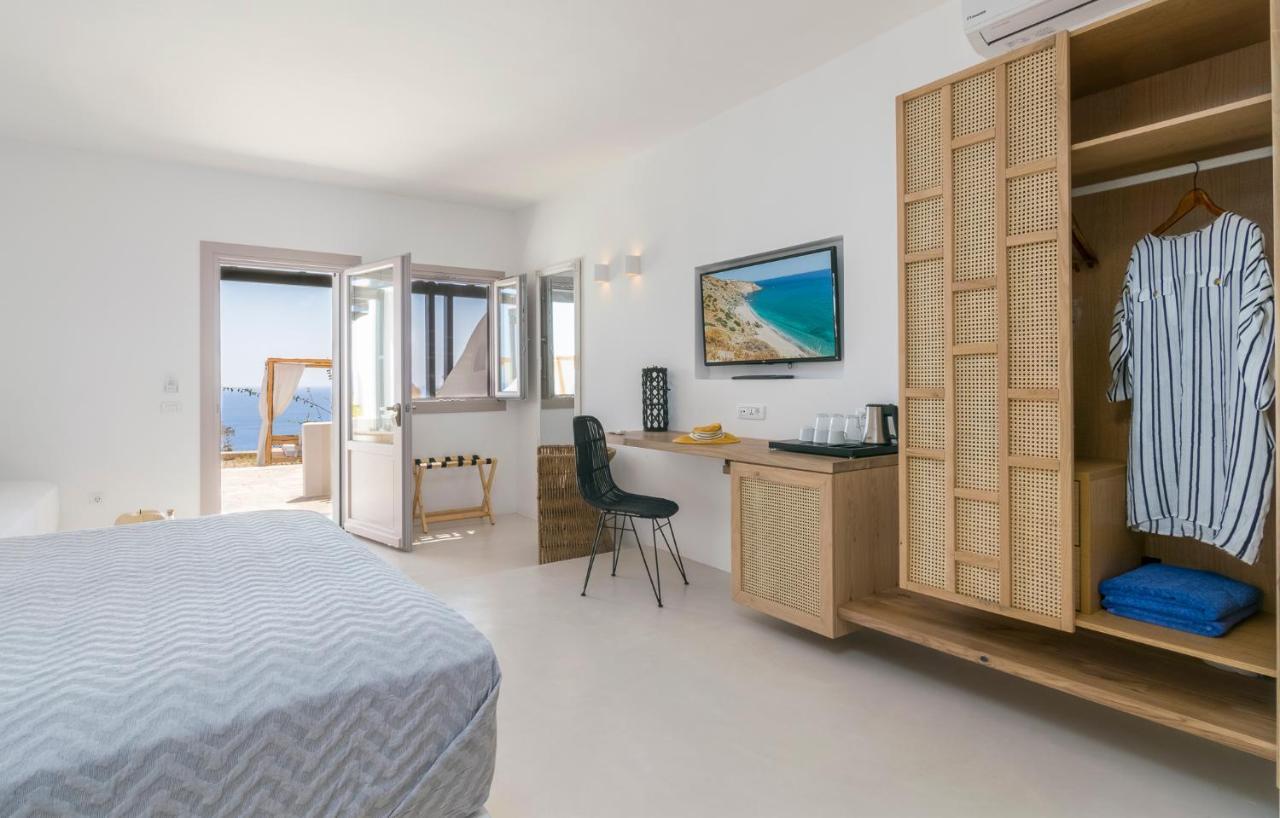Psaravolada Hotel Milos Agia Kiriaki Beach  المظهر الخارجي الصورة